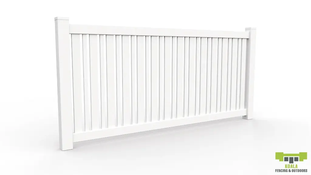 PVC Panel Kit - C02 (Closed Top Picket) (1.2x2.4m) | PVC Fencing ...